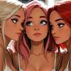 Lucy, Vanilla and Rose AI avatar