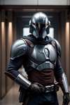 A mandalore-i AI avatar