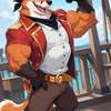 Foxy the pirate fox  AI avatar