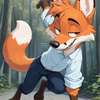 Fox boy AI avatar