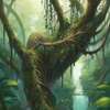 Exotic jungle AI avatar