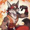Biting Blue Wolf ai avatar