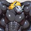 Schwarzer Wargreymon AI-Avatar