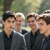 Groupe d’amis Avatar IA