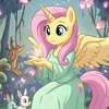 Fluttershy AI avataras
