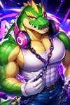 Avatar AI Vector "Music" Crocodile