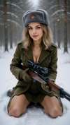 Ludmila, intense soviet sniper Hình đại diện AI