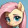 Fluttershy AI 頭像