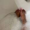gfs feet in bathroom  AI avatar