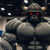 Bull muscle suit Yapay zeka avatarı