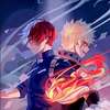 Bakugou ir Shoto su tavimi AI avataras