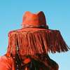 Rotes Leder AI-Avatar