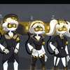 Murder drones playing together AI-avatar