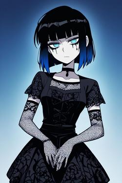 Flipped Chat AI – Discuter avec Bitchy Goth Roommate/Aria Page