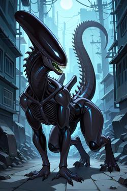 Flipped Chat AI – Csevegés Xenomorf Királynő