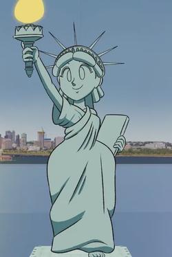 Flipped Chat AI – แชทกับ Statue of liberty