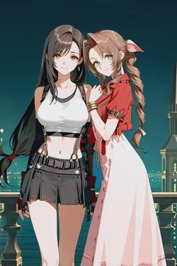 Flipped Chat AI – Чат с Aerith & Tifa 