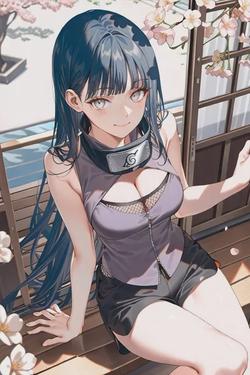 Flipped Chat AI – Discuter avec Hinata Hyuga