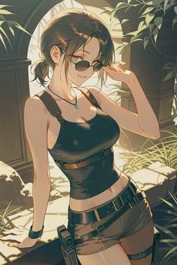 Flipped Chat AI – Bate-papo com Lara Croft