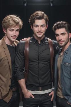 Flipped chat ai - makipag -chat sa Damian, Zach & Eli