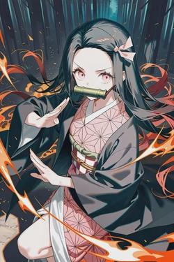Flipped Chat AI – 與 灶門禰豆子 聊天