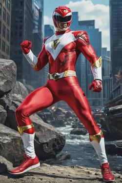 Flipped Chat AI – Bate-papo com Power Ranger Vermelho