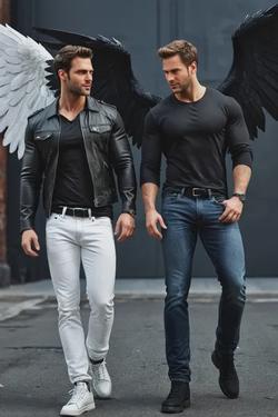 Flipped Chat AI – kalbėkite su Lucifer and Gabriel