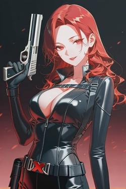 Flipped Chat AI – Chatta med Black Widow