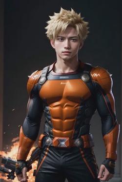 Flipped Chat AI – Чат с Katsuki Bakugo