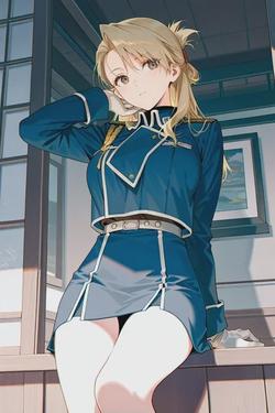 Odwrócony czat AI – rozmawiaj z Riza Hawkeye