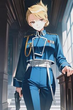 Flipped Chat AI – Discuter avec Riza Hawkeye