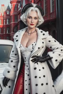 Flipped Chat AI – kalbėkite su Cruella de Vil