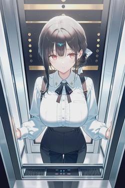 Flipped Chat AI – Girl on the elevator와 채팅
