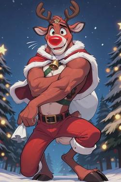 Flipped Chat AI – kalbėkite su Rudolph the Red