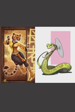 Flipped Chat AI – Chat cu Tigress and Viper