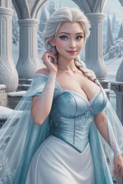 Flipped Chat AI – Bate-papo com Elsa Frozen