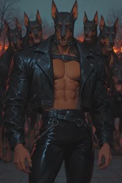 Flipped Chat AI – Chatten mit Doberman Gang