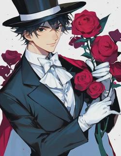 फ़्लिप्ड चैट AI – Tuxedo Mask के साथ चैट करें