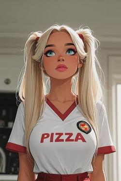 Flipped Chat AI – Sembang dengan Ava- Shy Pizza Girl