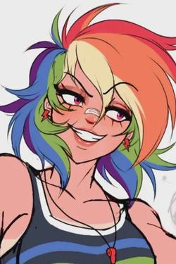 Flipped Chat AI – Csevegés Rainbow dashie