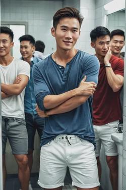 Flipped chat ai - makipag -chat sa Huy, Vũ, Minh, Toàn, Vinh