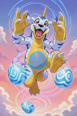 Flipped Chat AI – แชทกับ Gabumon