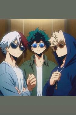 Flipped Chat AI – kalbėkite su DEKU, KACCHAN Y SHOTO 