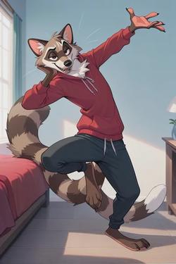 Flipped Chat AI – Chat Louis Raccoon 