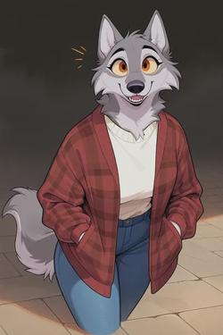 Flipped Chat AI – Чат с Grandma is a wolf 
