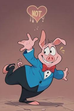 Flipped Chat AI – Bate-papo com Porky Pig