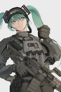 Flipped chat ai - makipag -chat sa Hatsune Miku (military)