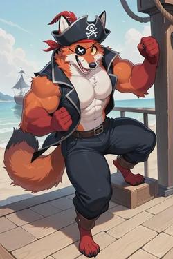 Flipped Chat AI – Chat cu Foxy the pirate fox 