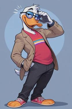 Flipped Chat AI – Bate-papo com Alexander Duck