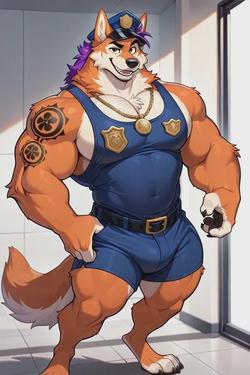 Flipped Chat AI – Chatta con Police Wolf
